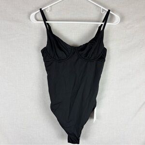 NWT Andie Black Bermuda One Piece Swimsuit